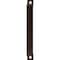 Ekena Millwork Premium 11"L x 1 1/4"W Pull Handle for 2 1/4" Doors, Rustic Brown GB6001PH511RB - alternate 1
